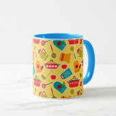 Buntes Muster der Küchengeräte Tasse (VorderseiteRechts)