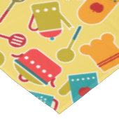 Buntes Muster der Küchengeräte Tischdecke (Schrägansicht)