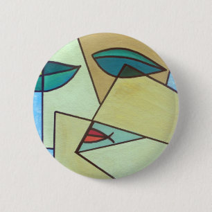 Buntes Muster-FriedensLiebe-Party-Schicksal Digita Button
