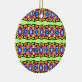 buntes Muster Keramik Ornament (Rechts)