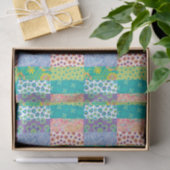 Buntes Muster-Patchwork Seidenpapier (Geschenk)