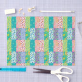 Buntes Muster-Patchwork Seidenpapier (Handwerk)