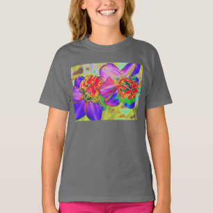 Buntes Narzissent-stück T-Shirt