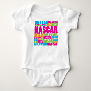 Buntes NASCAR Baby Strampler