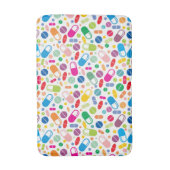 Buntes Neondrogen-Muster Badematte (Vorderseite Vertikal)