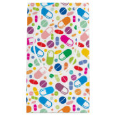 Buntes Neondrogen-Muster Kleine Geschenktüte (Vorderseite)