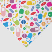 Buntes Neondrogen-Muster Seidenpapier (Ausschnitt)