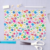 Buntes Neondrogen-Muster Seidenpapier (Handwerk)