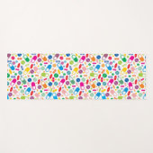 Buntes Neondrogen-Muster Yogamatte (Vorderseite (Horizontal))