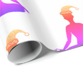 Buntes neues Jahr-Yoga-glattes Packpapier (Rolleneckpunkt)