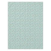 Buntes niedliches Kaktus-in der Hand gezeichnetes Tischdecke (Vorderseite)