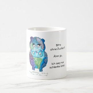 Buntes Nilpferd Kaffeetasse