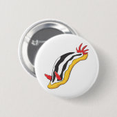 Buntes Nudibranch Button (Vorne & Hinten)