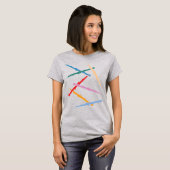 Buntes Oboes T-Shirt (Vorne ganz)