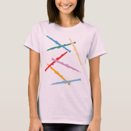 Buntes Oboes T-Shirt