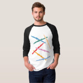 Buntes Oboes T-Shirt (Vorne ganz)