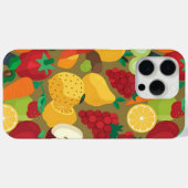 Buntes Obst- und Gemüsemuster-Handyhülle Case-Mate iPhone Hülle (Rückseite (Horizontal))