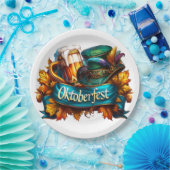 Buntes Oktoberfest Pappteller (Party)