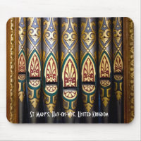 Buntes Orgelpfeifen mousepad
