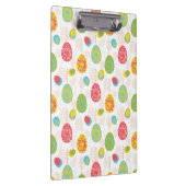 Buntes Osterei-Muster Klemmbrett (Rechts)