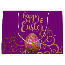 Buntes Ostereier Große Geschenktüte