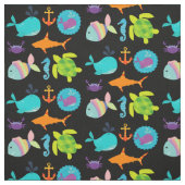 Buntes Ozean-Gewebe Stoff (Muster)