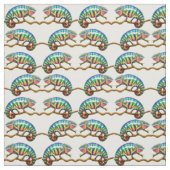 Buntes Panther-Chamäleon-Gewebe Stoff (Muster)