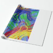 Buntes Papier Geschenkpapier (Ungerollt)