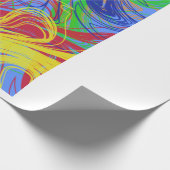 Buntes Papier Geschenkpapier (Ecke)
