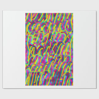 Buntes Papier Geschenkpapier