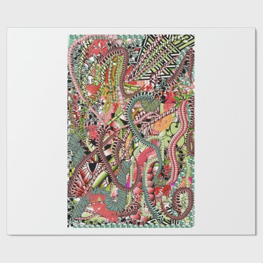 Buntes Papier Geschenkpapier (Flach)