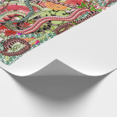 Buntes Papier Geschenkpapier (Ecke)
