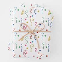 Buntes Party-Konfetti-Muster
