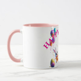 Buntes Party zum Tanzen Osterbrunnes Tasse