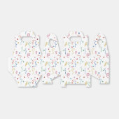 Buntes Partybuntkonfetti-Muster Geschenkschachtel (Ungefaltet)