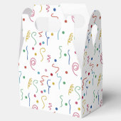 Buntes Partybuntkonfetti-Muster Geschenkschachtel (Geöffnet)