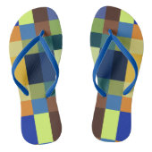 Buntes Patchwork Badesandalen (Fußbett)