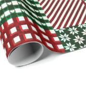buntes Patchwork Geschenkpapier (Rolleneckpunkt)