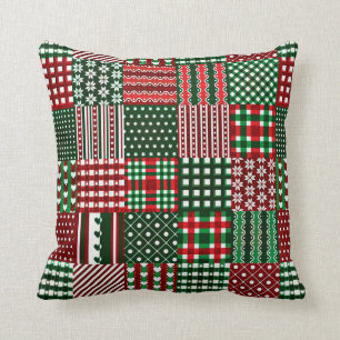 buntes Patchwork Kissen