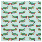 Buntes Pfaumantis-Garnele-Gewebe Stoff (Muster)