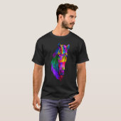 Buntes Pferd Grafik 3 T-Shirt (Vorne ganz)