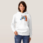 Buntes Pferd Hoodie (Vorne ganz)