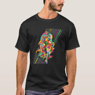Buntes Pferd Reitstall Pferdeliebhaber T-Shirt