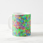 Buntes Phantasiemuster Kaffeetasse (Vorderseite Links)
