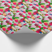 Buntes Pillengewohnheitsprodukt Geschenkpapier (Ecke)