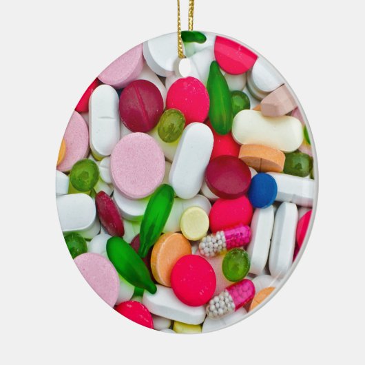 Buntes Pillengewohnheitsprodukt Keramikornament (Links)