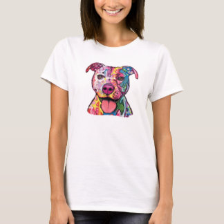 Buntes Pitbull T-Shirt