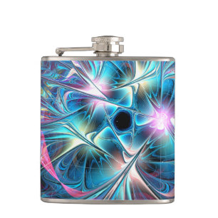 Buntes Plastik Flachmann