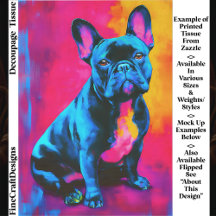 Buntes Pop Art Französische Bulldogge Hund EP6R De