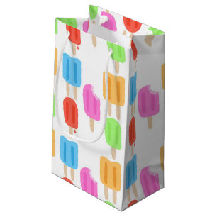 Buntes Popsicle-Muster Kleine Geschenktüte